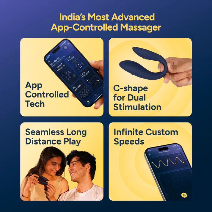 Link+ C-Shaped App-Controlled Massager