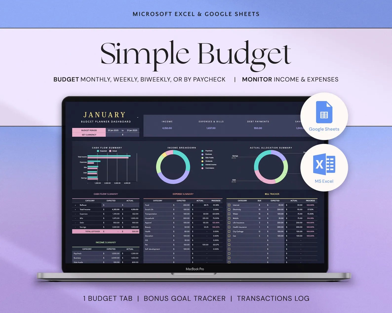 Simple Budget Planner