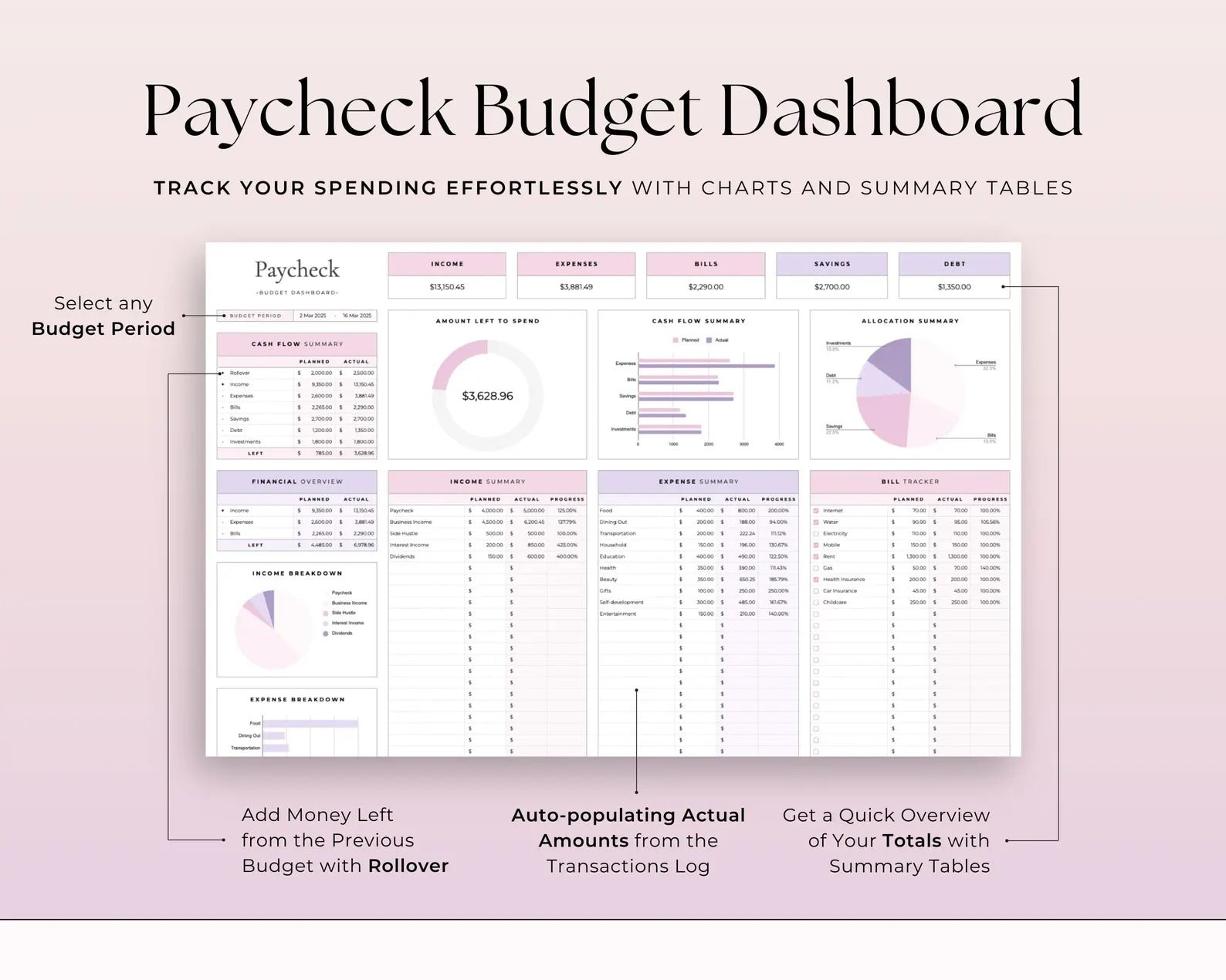 Paycheck Budget V-1