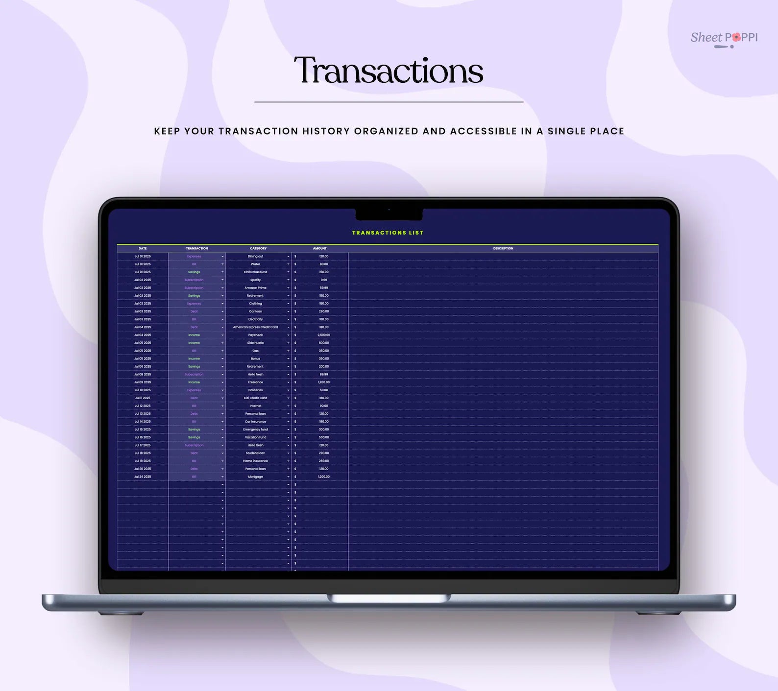 Beginner Budget Planner