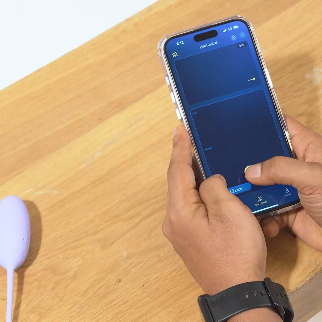 Dive+ App-Controlled Insertable Massager